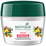 BIOTIQUE Whitening Depigmentation & Tan Removal Face Pack - Fruit 235 g 