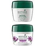 BIOTIQUE Anti-Ageing Cream - Saffron Youth, Reduce Fine Lines, Lightening Dark Spots 175 g 