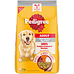Pedigree Adult Dry Dog Food, Chicken, Egg & Rice, 100% Complete & Balanced Food 10 kg