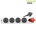 Milltec 4 Socket Power Strip/Cord With 2 Meter Wire 1079 1 pc