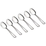 Neelam Stainless Steel Crest Coffee Spoon 6 pcs
