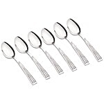 Neelam Stainless Steel Glitter Dinner Spoon 6 pcs 