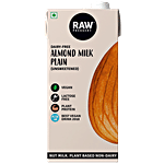 Raw Pressery Almond Milk - Plain, Unsweetened, Lactose Free, Dairy Free & Vegan 1 L 