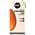 Raw Pressery Dairy Free Unsweetened Almond Beverage 1 L