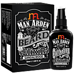Man Arden Beard Elixir Oil - Sandalwood, 7 Oils Blend Supports Beard Repair, Growth & Nourishment 50 ml