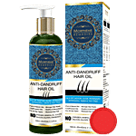 Morpheme Remedies Anti-Dandruff Hair Oil - Castor, Olive, Rosemary, Bhringraj, Neem & Tea Tree 120 ml