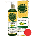 Morpheme Remedies Organic Extra Virgin Olive Oil - Pure Coldpressed Oil For Hair 120 ml