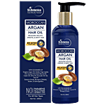 StBotanica Moroccan Argan Hair Oil - For All Hair Types, Promotes Healthy, Strong & Shiny Hair, No Parabens, No Silicones 200 ml