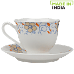 Raja Chai/Tea/Coffee Cups & Saucer - Chain Series, 70 180 ml Pack of 6
