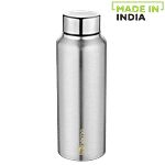 BB Home Frost Stainless Steel Bottle With Steel Cap - Steel Matt Finish, PXP 1009 BK 500 ml