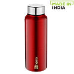 BB Home Frost Stainless Steel Bottle With Steel Cap - Dark Red, PXP 1004 CV 750 ml