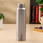 bb home Frost Stainless Steel Water Bottle With Steel Cap - Steel Matt Finish 1 L