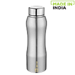 BB Home Trendy Stainless Steel Bottle With Steel Cap - Steel Matt Finish, PXP 1002 BK 500 ml