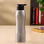 bb home Trendy Stainless Steel Bottle With Sipper Cap - Steel Matt Finish 1 L