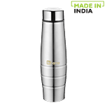 BB Home Aqua Stainless Steel Bottle With Steel Cap - Steel Matt Finish, PXP 1003 CK 650 ml