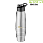 BB Home Aqua Stainless Steel Bottle With Sipper Cap - Steel Matt Finish, PXP 1003 DQ 1 L