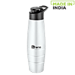 BB Home Aqua Stainless Steel Bottle With Sipper Cap - White Matt Finish, PXP 1003 DQ 1 L