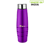 BB Home Aqua Stainless Steel Bottle With Steel Cap - Purple, PXP 1003 DV 1 L