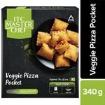 ITC Master Chef Veggie Pizza Pocket - Veg Frozen Snack, Ready To Cook 340 g 