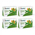 Himalaya Neem & Turmeric Bathing Soap, Cleanses & Purifies Skin 125 g (Pack of 4, Save Rs. 20/-)