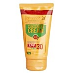 Aryanveda Herbal Sunscreen Cream - SPF 30, All Skin Types, Sweat & Water Proof, Non Greasy 67 g 