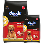 Drools Chicken & Egg Adult Dog Dry Food 3 kg (Get Free 1.2 Kg)
