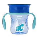 Chicco 360 Degrees Spill Proof Glass - Boy, 12m+ 200 ml