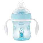 Chicco Baby Water/Milk/Juice Sipper Cup - Light Blue, 4+ 200 ml 