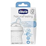 Chicco Feeding Bottle - Natural Feeling, 0m+ 150 ml 