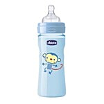 Chicco Baby Feeding Bottle Med - Blue, 2m+ 250 ml