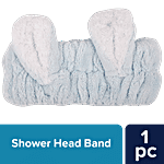 bb home Spa Bath Shower Head/Hair Band - Blue 1 pc