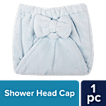 bb home Head/ Hair Cap, Reusable Bath Shower Cap - Blue 1 pc