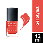 Lakme Absolute Gel Stylist Nail Color 12 ml Coral Rush Coral Rush