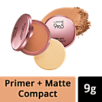Lakme 9 to 5 Primer + Matte Powder Foundation Compact 9 g Natural Almond