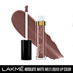 Lakme Matte Melt Liquid Lip Colour - With Rosehip Oil, Long Lasting, Moisturising 6 ml Mild Mauve