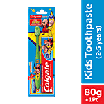 Colgate Kids Toothpaste Bubble Fruit Flavour & Motu Patlu Toothbrush - 2 To 5 Y 2 pcs
