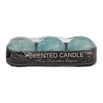 DP Decorative Wax Scented Candles - Blue, BB-1255-4 3 pcs