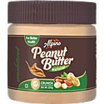 Alpino Natural Crunch Peanut Butter - Unsweetened 250 g