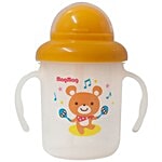 Pigeon Baby Magmag Training Straw Sipper Cup - Teddy, 8 M+ 180 ml 