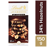 Lindt Les Grandes - Milk Chocolate, 34% Hazelnuts 150 g