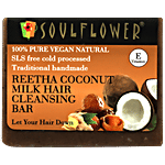 Soulflower Soulflower Shampoo Bar Reetha Coconut Milk, 150 g 