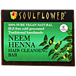 Soulflower Neem Henna Shampoo Bar Soap 150 g 
