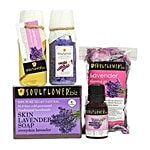 Soulflower Lavender Try Me Personal Care Gift Set 5 pcs