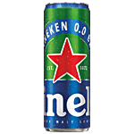 Heineken 0. 0% Alcohol Free Beer 330 ml Can
