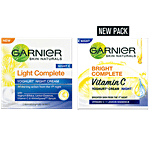 Garnier Bright Complete Vitamin C Yoghurt Night Cream - For Glowing Skin 40 g