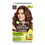 Garnier Color Naturals Long-Lasting Creme Hair Colour 70 ml + 60 g Shade 5.32, Caramel Brown