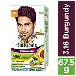 Garnier Men Hair Colour - Colour Naturals, For Men 30 ml + 30 g Shade 3.16, Burgundy