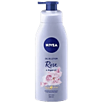 Nivea Oil in Lotion - Dry Skin, Rose & Argan Oil, 24hrs Long Lasting Moisturization 400 ml 