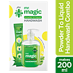 Godrej Protekt Mr. Magic Powder-To-Liquid Germ Protection Handwash Empty Bottle + Refill 9 g (Makes 200ml of Liquid)