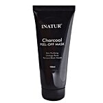 Inatur Peel-Off Face Mask - Charcoal, No Animal Fats 100 g 